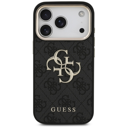 Guess 4G Big 4G Classic Logo - Etui iPhone 17 Pro (czarny / złoty)