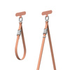 Moshi 2-in-1 Wrist & Body Strap with Adapter - Smycz ze skóry eco do telefonu (Misty Coral)