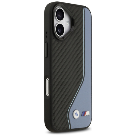 BMW M Carbon Logo MagSafe - Etui iPhone 17 (niebieski)