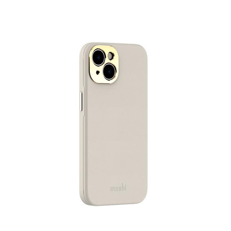 Moshi Napa Slim MagSafe - Skórzane etui iPhone 14 (Serene Gray)