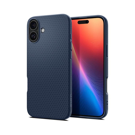 Spigen Liquid Air - Etui do iPhone 16 (Navy Blue)