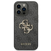 Guess 4G Big Metal Logo - Etui iPhone 14 Pro (szary)