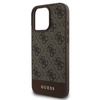 Guess 4G Bottom Stripe - Etui iPhone 16 Pro Max (brązowy)