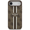 Guess 4G Printed Stripes MagSafe - Etui iPhone Air (brązowy)