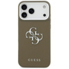 Guess Grained Big 4G Classic Logo - Etui iPhone 17 Pro Max (brązowy)