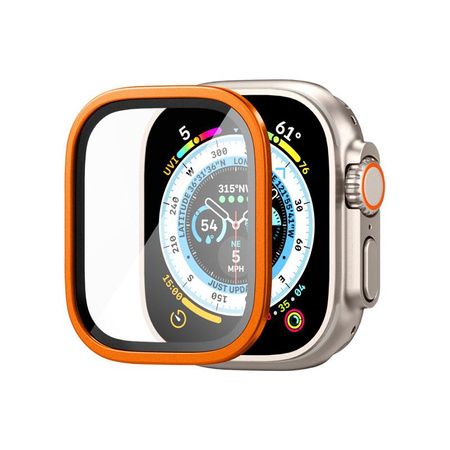 Spigen Glas.TR Slim Pro - Szkło hartowane do Apple Watch Ultra 49 mm (Pomarańczowy)