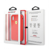 Ferrari Silicone Hard Case - Etui iPhone Xs / X (czerwony)