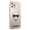 Karl Lagerfeld Choupette Head Glitter - Etui iPhone 12 / iPhone 12 Pro (złoty)