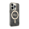Guess 4G MagSafe - Etui iPhone 15 Pro (czarny)