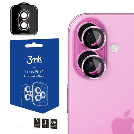 3mk Lens Protection Pro - Szkło na obiektyw aparatu iPhone 17 (Light Purple)