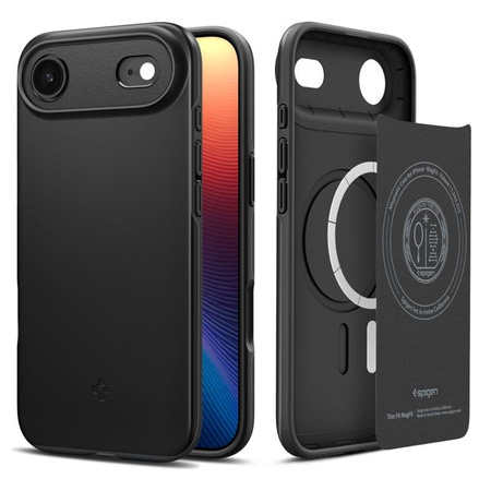 Spigen Thin Fit Mag MagSafe - Etui do iPhone Air (Black)