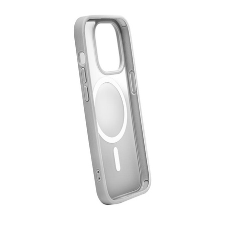 PURO GRADIENT MAG - Etui iPhone 15 Pro MagSafe (Silver)