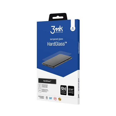 3mk HardGlass - Szkło hartowane do iPhone 16e / iPhone 14 / iPhone 13 / iPhone 13 Pro
