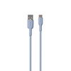 PURO ICON Soft Cable – Kabel USB-A do USB-C 1.5 m (Powder Blue)