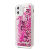 Karl Lagerfeld Glitter Liquid Floatting Charms - Etui iPhone 11 (Pink Floatting Charms)