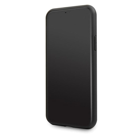 Karl Lagerfeld Iconic Embossed Glitter Case - Etui iPhone 11 Pro Max (Black)