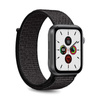 PURO Nylon - Pasek do Apple Watch 42/44/45 mm (Czarny)