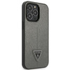 Guess Saffiano Triangle Logo Case – Etui iPhone 13 Pro (srebrny)