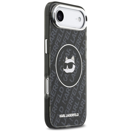 Karl Lagerfeld IML Choupette Head Logo MagSafe - Etui iPhone Air (czarny)