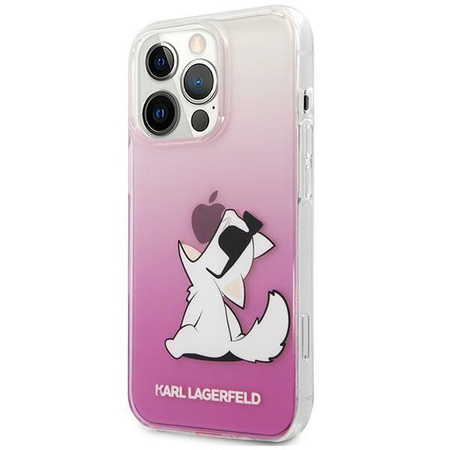 Karl Lagerfeld Choupette Fun Sunglasses - Etui iPhone 14  Pro (różowy)