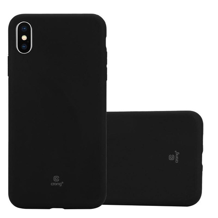 Crong Soft Skin Cover - Etui iPhone Xs Max (czarny)