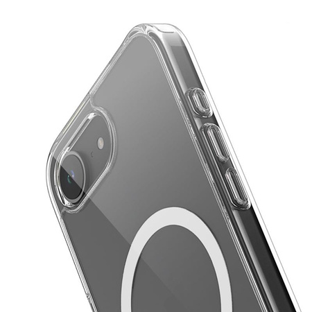 Crong Clear MAG Cover - Etui iPhone 16e MagSafe (przezroczysty)