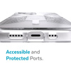 Speck Presidio Perfect-Clear with Grips + MagSafe - Etui iPhone 13 z powłoką MICROBAN (Clear)