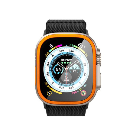 Spigen Glas.TR Slim Pro - Szkło hartowane do Apple Watch Ultra 49 mm (Pomarańczowy)
