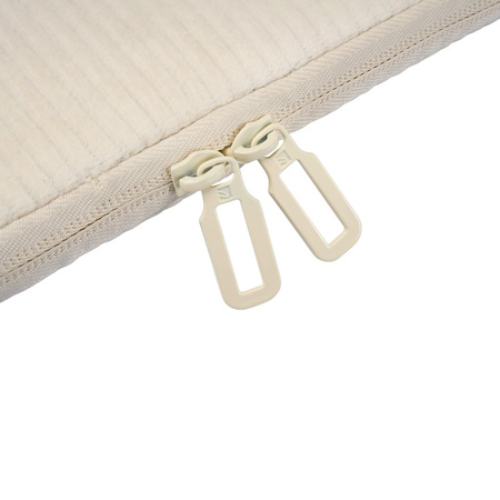 TUCANO Velluto 2 - Pokrowiec MacBook Air 13" (M4/M3/M2/M1/2025-2018) / Pro 13" / Laptop 12" (kremowy)