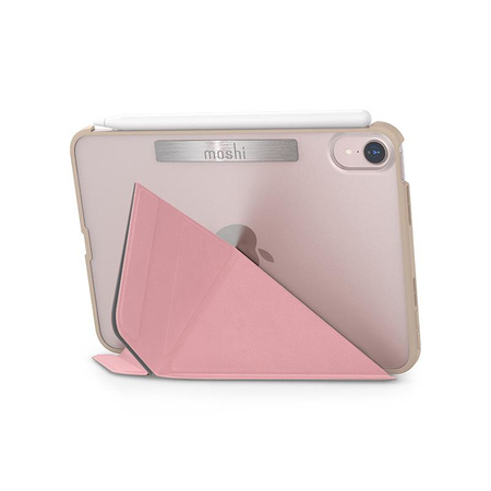 Moshi VersaCover - Etui origami iPad mini 6 (2021) z ładowaniem Apple Pencil (Sakura Pink)