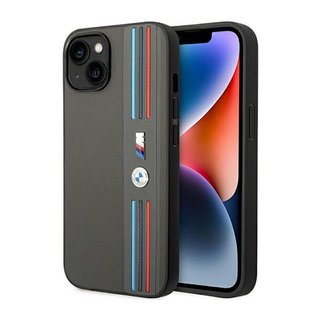 BMW Tricolor M Collection - Etui iPhone 14 (szary)