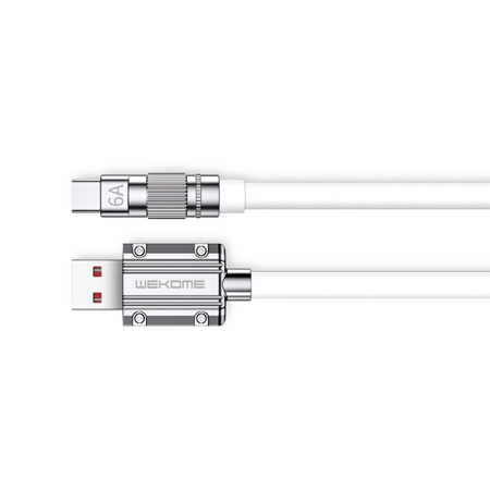 WEKOME WDC-186 Wingle Series - Kabel połączeniowy USB-A do USB-C Fast Charging 1 m (Biały)