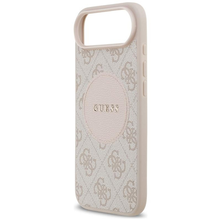 Guess 4G Circle Classic Logo MagSafe - Etui iPhone Air (różowy)