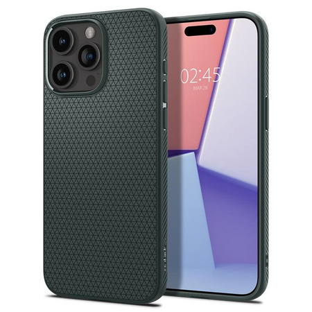 Spigen Liquid Air - Etui do iPhone 15 Pro (Abyss Green)