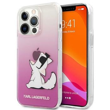 Karl Lagerfeld Choupette Fun Sunglasses - Etui iPhone 14  Pro Max (różowy)