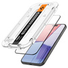 Spigen GLAS.TR EZ FIT FC 2-Pack - Szkło hartowane do iPhone 15 Plus 2 szt (Czarna ramka)
