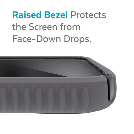 Speck Presidio2 Grip - Antypoślizgowe etui iPhone 13 (Graphite Grey/Black)
