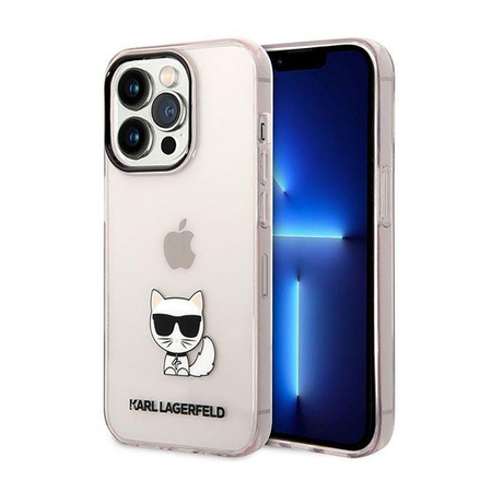 Karl Lagerfeld Choupette Body - Etui iPhone 14 Pro Max (różowy)