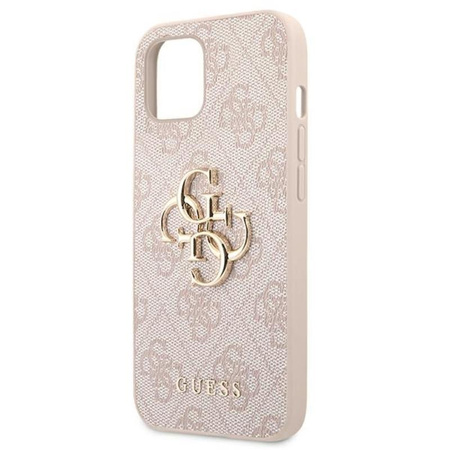 Guess 4G Big Metal Logo - Etui iPhone 13 mini (różowy)