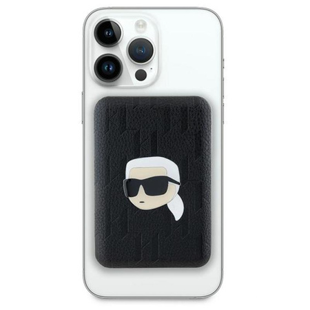 Karl Lagerfeld Karl Head Pin MagSafe - Power Bank indukcyjny 5000 mAh 15W (czarny)