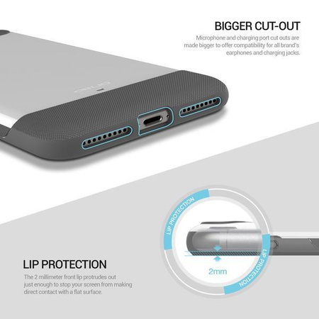 Obliq Dual Meta - Etui iPhone 7 Plus (White)