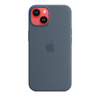 Apple Silicone Case - Silikonowe etui z MagSafe do iPhone 14 (sztormowy błękit)