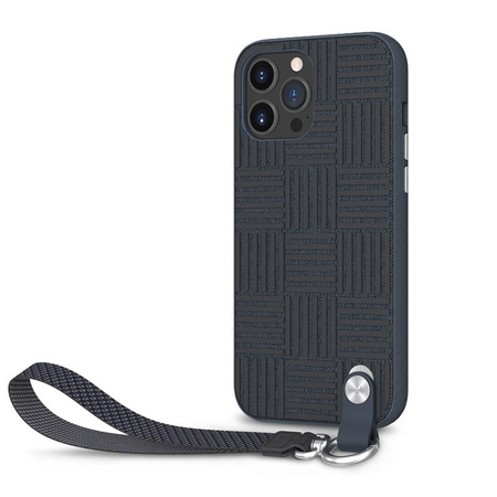 Moshi Altra - Etui z odpinaną smyczką iPhone 13 Pro Max (antybakteryjne NanoShield™) (Blue)