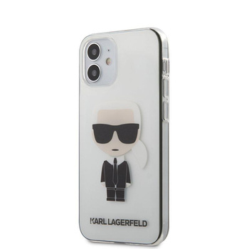 Karl Lagerfeld Ikonik - Etui iPhone 12 Mini (przezroczysty)