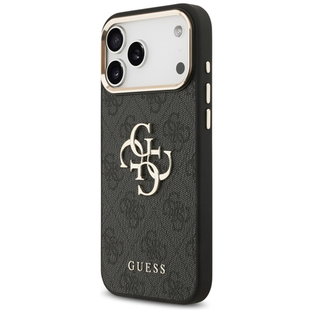 Guess 4G Big 4G Classic Logo - Etui iPhone 17 Pro Max (czarny / złoty)