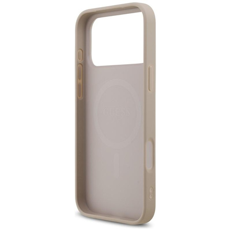 Guess 4G Printed Stripes MagSafe - Etui iPhone 17 Pro Max (różowy)
