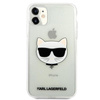 Karl Lagerfeld Choupette Head Glitter - Etui iPhone 11 (srebrny)