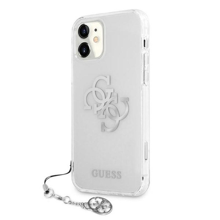 Guess 4G Big Logo Charm - Etui iPhone 11 (srebrny charms)