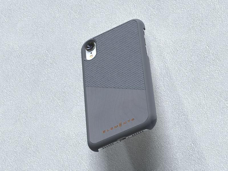 Nordic Elements Original Hel - Drewniane etui iPhone XR (Mid Grey)