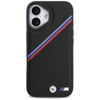BMW M Tricolor Metal Logo MagSafe - Etui iPhone 17 (czarny)